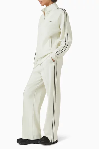 Contrast Panel Track Jacket in Scuba Soft