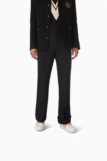 Open Sneakers in Leather