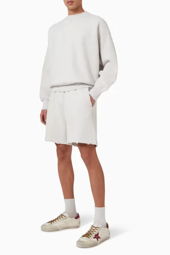 شورت بساقين واسعتين قطن للجنسين