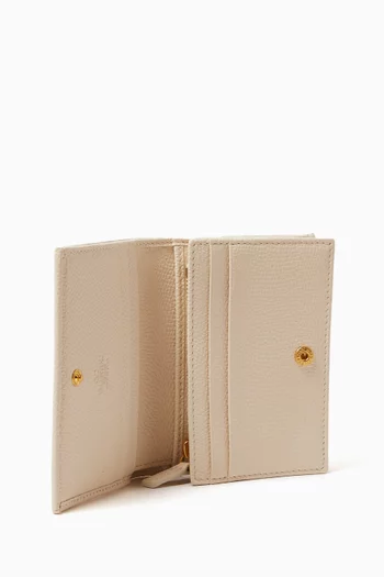 Cherryfic Wallet in Grainy Calfskin