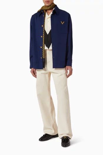 Wide-leg Jeans in Denim