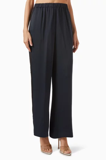 بنطال اوليفيا بنقشة مخططة