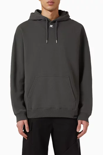 كنزة فضفاضة بغطاء رأس قطن