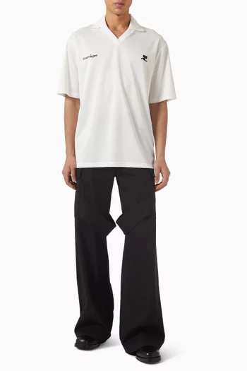 بنطال عملي فضفاض قطن