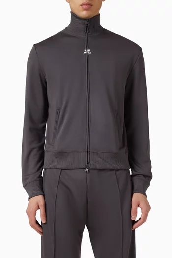 جاكيت رياضي بشعار الماركة