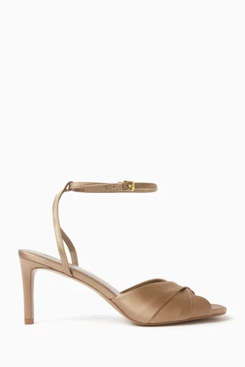 صندل بتصميم ملفوف حرير