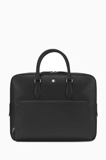 Medium Sartorial Briefcase in Leather