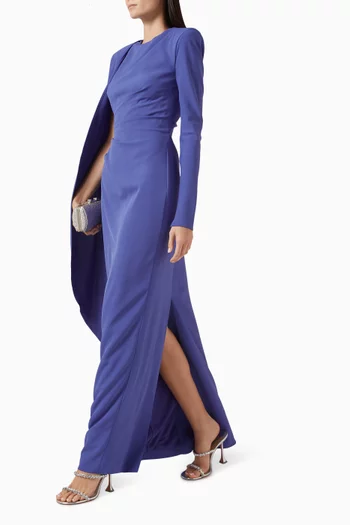 فستان سهرة ديون بكاب تويل