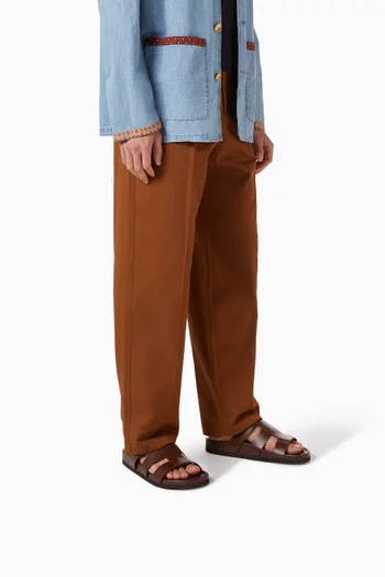 حذاء مفتوح ستدشيلد جلد