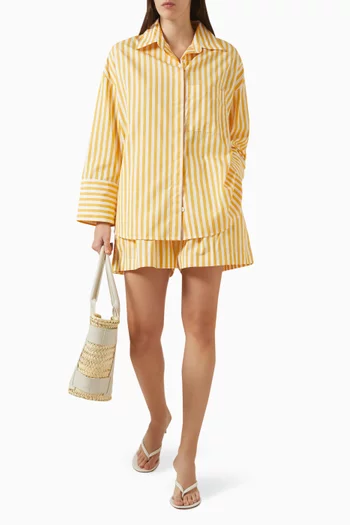 Clemente Striped Shirt in Cotton