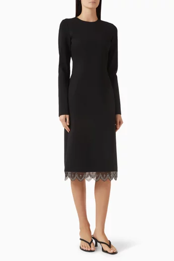 Hunter Embellished Dress in Crepe