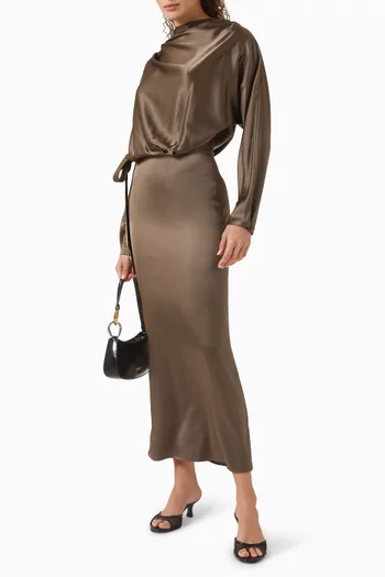 Phoebe Dress in Silk