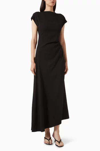 The Zaya Maxi Dress in Crepe