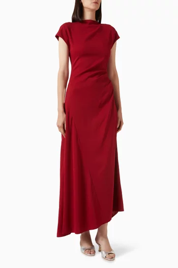 The Zaya Maxi Dress in Crepe