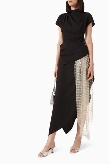 Effie Draped Maxi Dress