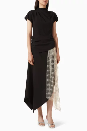 Effie Draped Maxi Dress