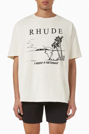 I Need A Getaway T-shirt in Cotton
