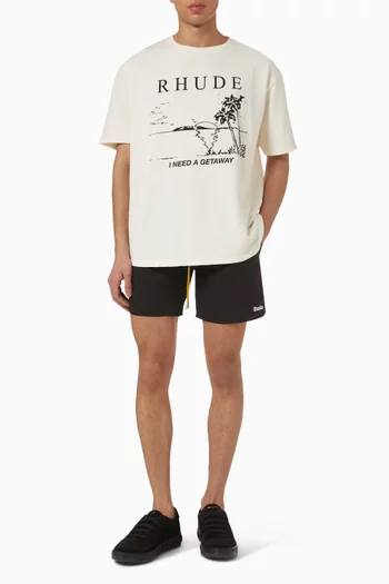 Classic Logo Swim Shorts in Nylon