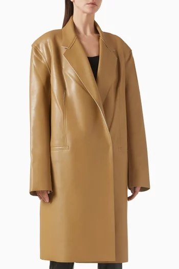 Oversized Double-breasted Jacket