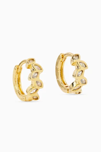 Multi Marque Click Huggies in Gold-plated Brass