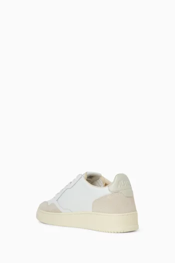 Medalist Low Sneakers in Leather & Suede