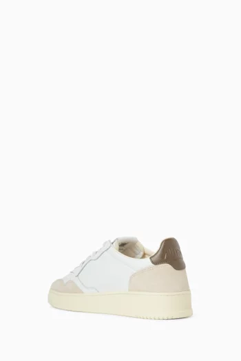 Medalist Low Sneakers in Leather & Suede