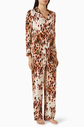 طقم بيجاما طويل جيرسيه