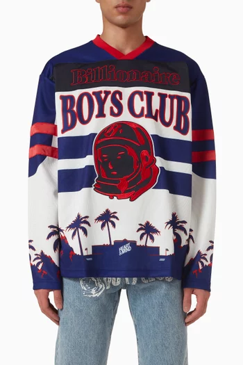 تي شيرت هوكي مزين باستاد