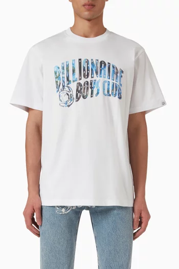 Bayou Fill Arch Logo T-shirt in Cotton