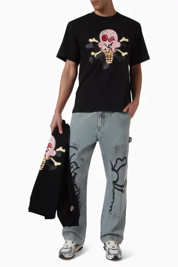 Cones & Bones T-shirt in Cotton