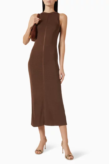 فستان بابلو منسوج من فيسكوز