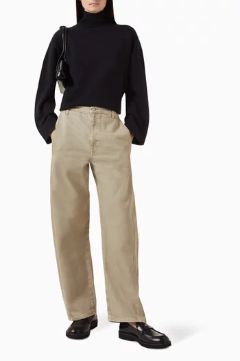 Barrel-fit Denim Pants