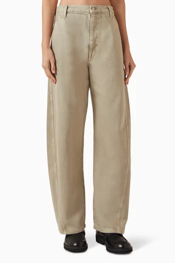 Barrel-fit Denim Pants