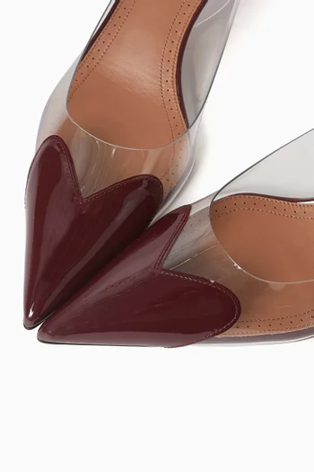 صندل لو كور بسير خلفي وكعب 55 مم جلد ماعز لامع