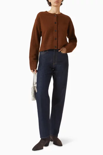 Cardigan in Boiled-wool