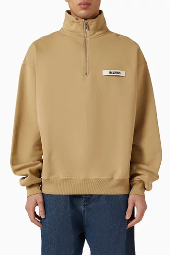 Le Camionneur Grosgrain Sweatshirt in Cotton