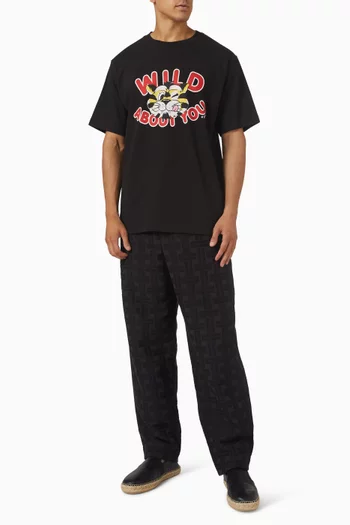 تي شيرت وايلد تايجر قطن