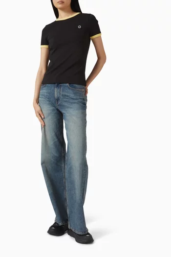 Boke Flower 2.0 Embroidered T-shirt in Cotton