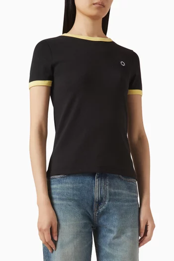 Boke Flower 2.0 Embroidered T-shirt in Cotton