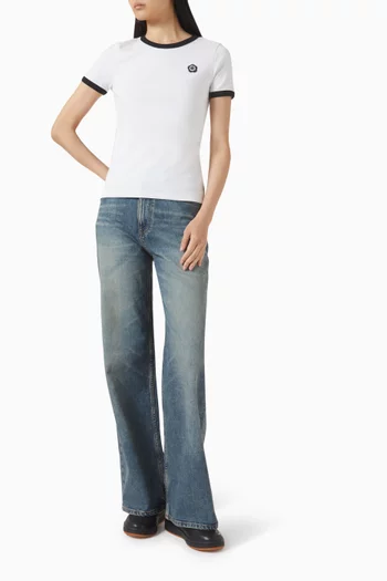 Boke Flower 2.0 Embroidered T-shirt in Cotton