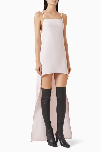 فستان بظهر مكشوف كريب