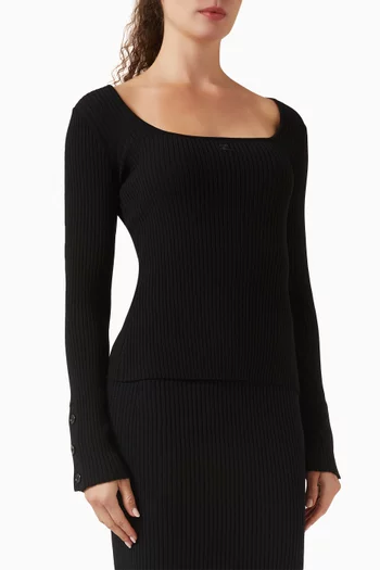 Heritage Top in Rib-knit