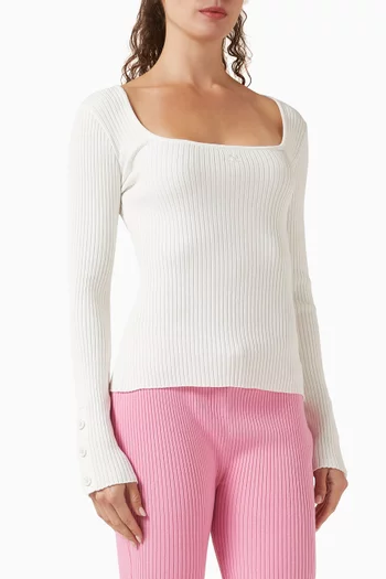 Heritage Top in Rib-knit