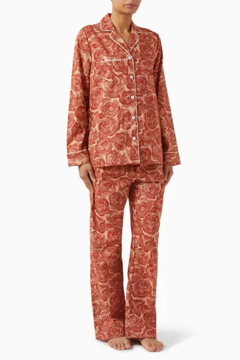 طقم بيجاما ليدبوري 92‏ قطن