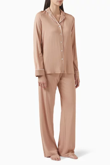 طقم بيجاما لارا 10‏ جيرسيه