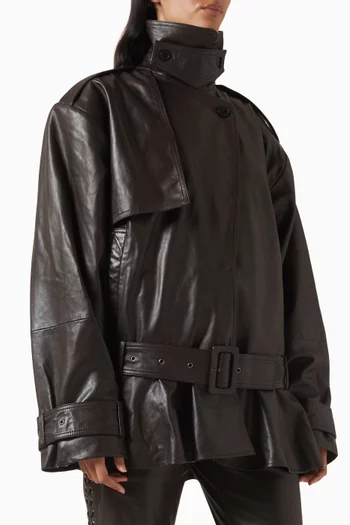 Biker Jacket in Leather