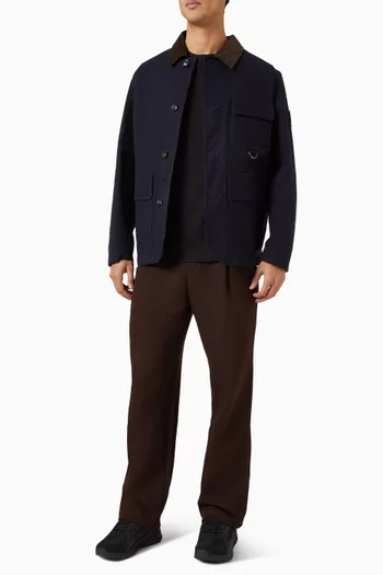 تي شيرت بشارة شعار الماركة قطن