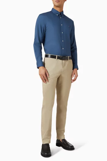 بنطال شينو دينتون بملمس بارز