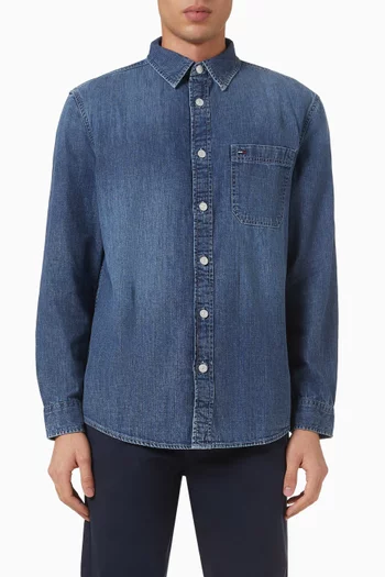 Regular Fit Shirt in Denim