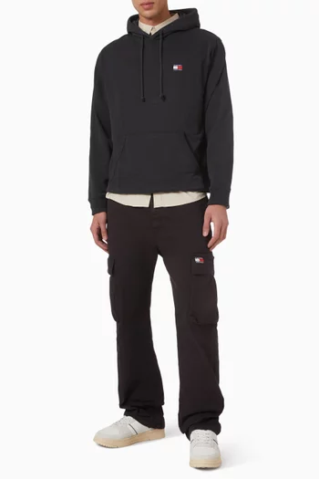 Badge Hoodie in Cotton-blend